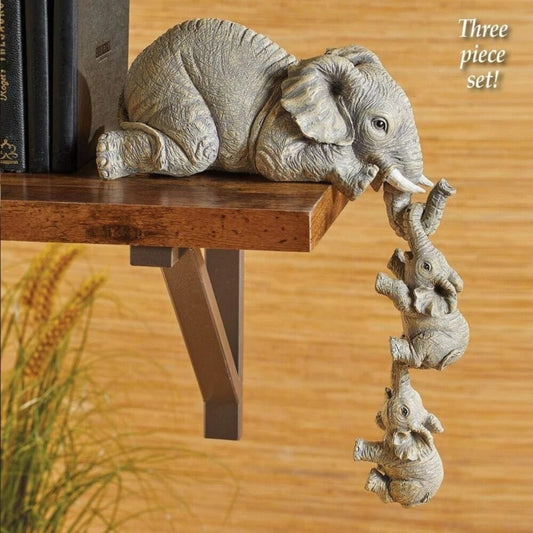 Set Of Cute Elephant Decor